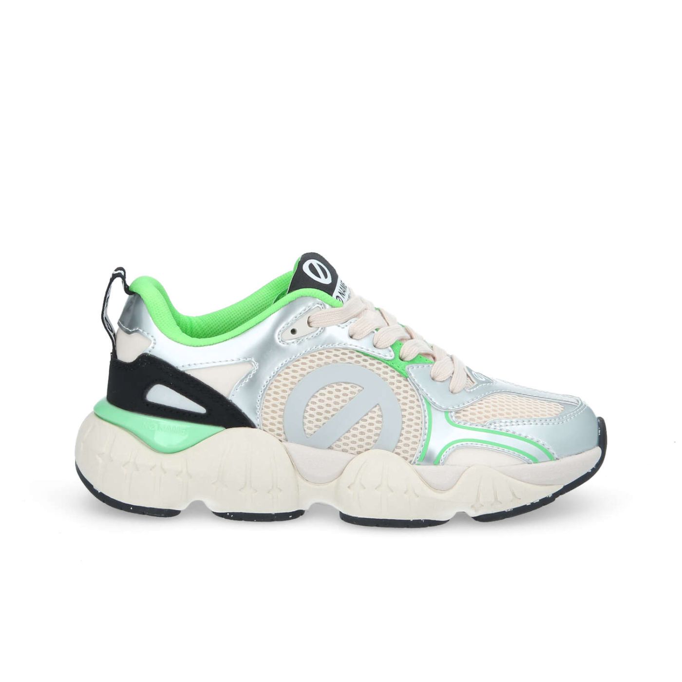 KRAZEE RUNNER W - MESH/COMBO/POPP - BLANC CASSE/ARGENT/VERT